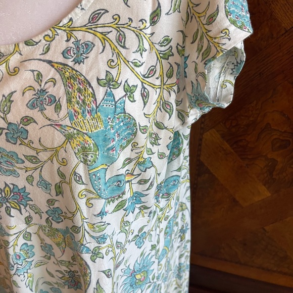 Ladies xl floral midi jersey dress. Comfortable. - Picture 4 of 4